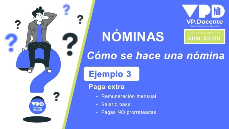 Todo sobre la nómina con paga extra